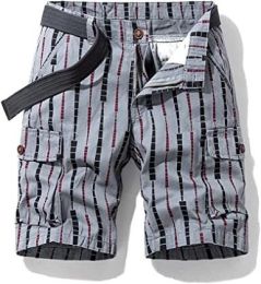 Men's Casual Sports Shorts Quick Dry Fashion Fit Twill Cargo Shorts Shorts with Pockets (Color: PA18-XXL)